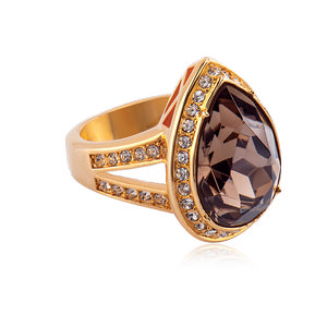 Кольцо «Золото королевы Виктории» капля (размер 18)